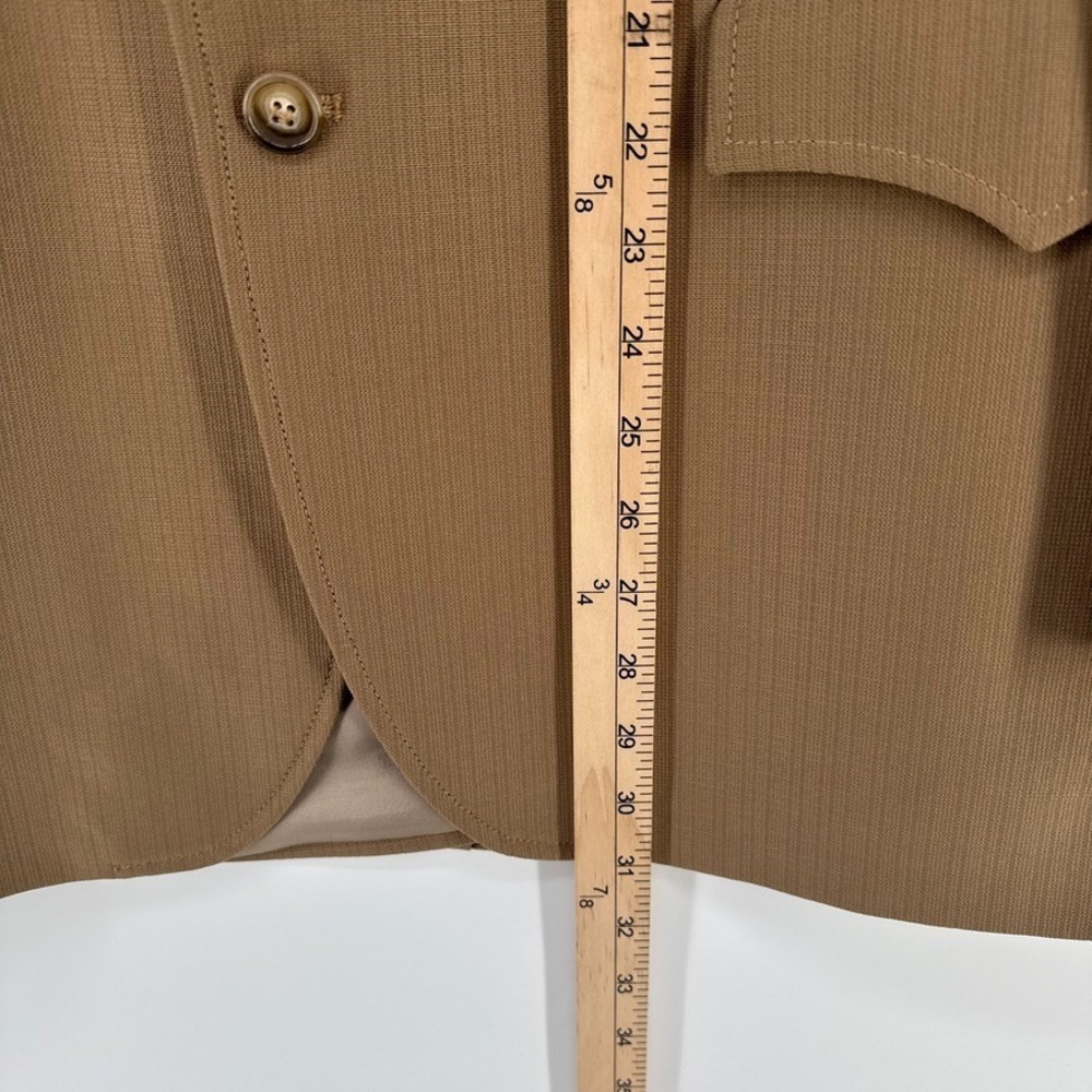 Circle S Western Blazer Mens 42R Tan Sport Coat Cowboy Ranch Jacket Embroidered - Picture 8 of 14